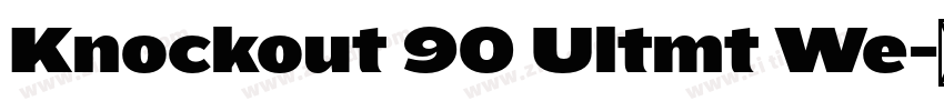 Knockout 90 Ultmt We字体转换 Knockout 90 Ultmt We字体转换